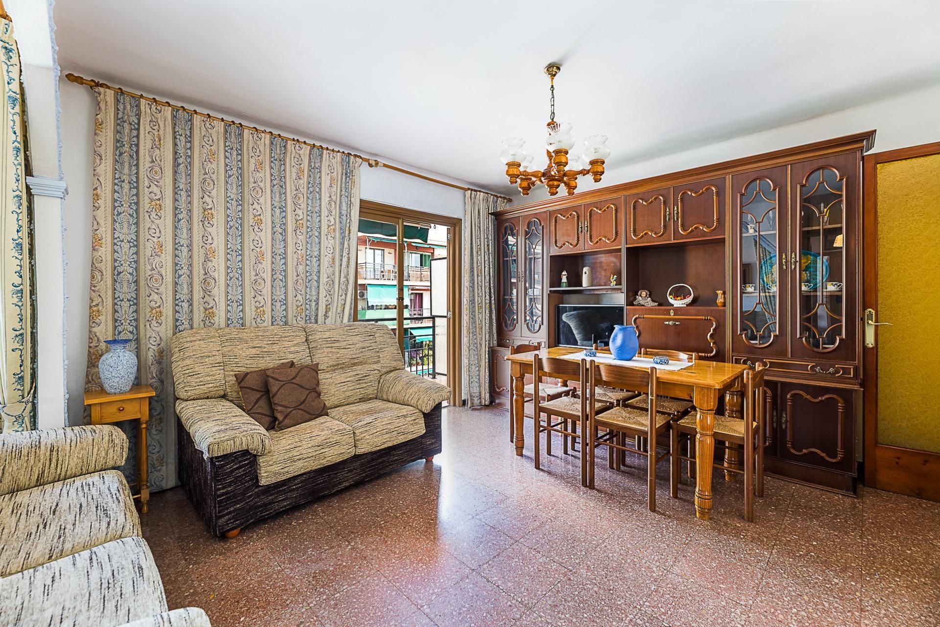 Sala d'estar de Pis en venda en  Palma de Mallorca amb Balcó