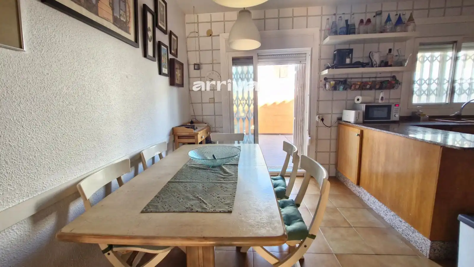 Comedor de Casa adosada de alquiler en Valencia con Terraza, Piscina y Horno