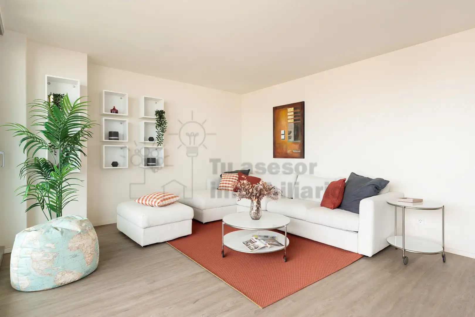 Sala de estar de Piso en venta en Barcelona con Aire acondicionado, Calefacción y Jardín privado