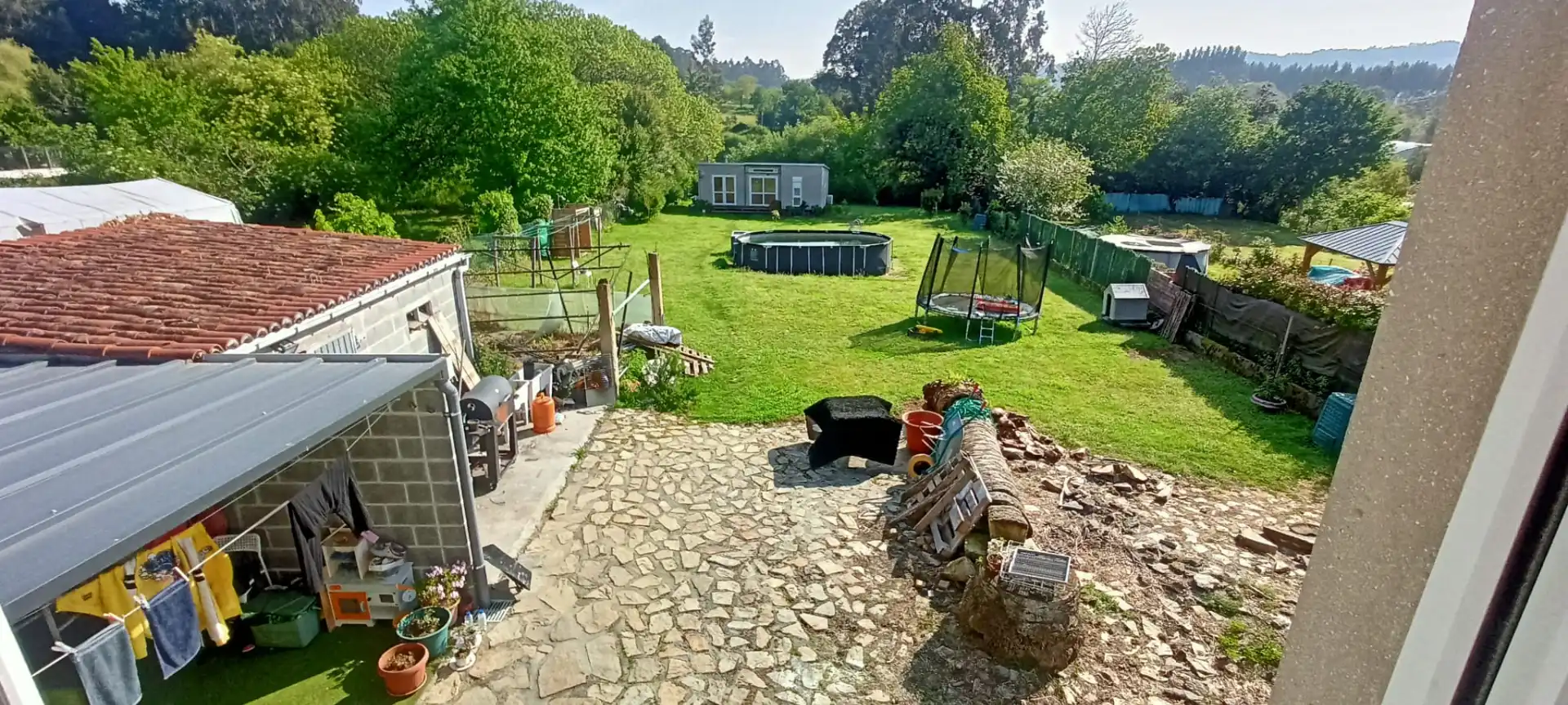 Jardín de Casa adosada en venta en Bergondo con Calefacción, Jardín privado y Trastero