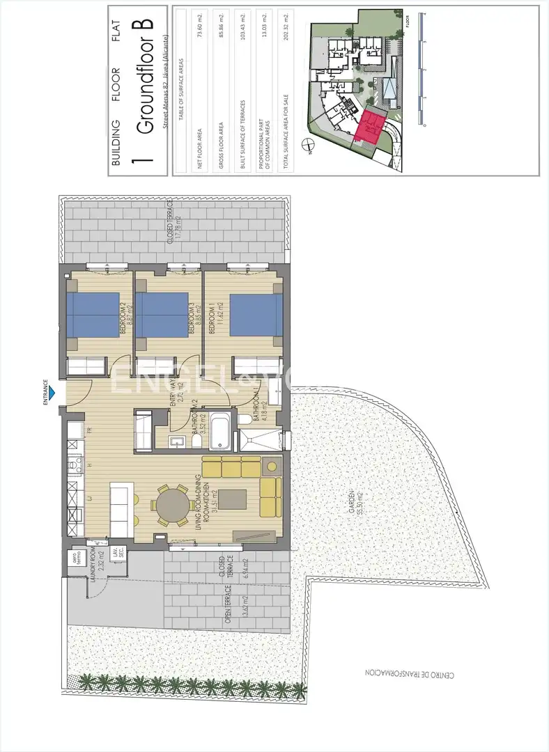 Wohnung zum Verkauf in Jávea / Xàbia mit Klimaanlage, Heizung und Terrasse
