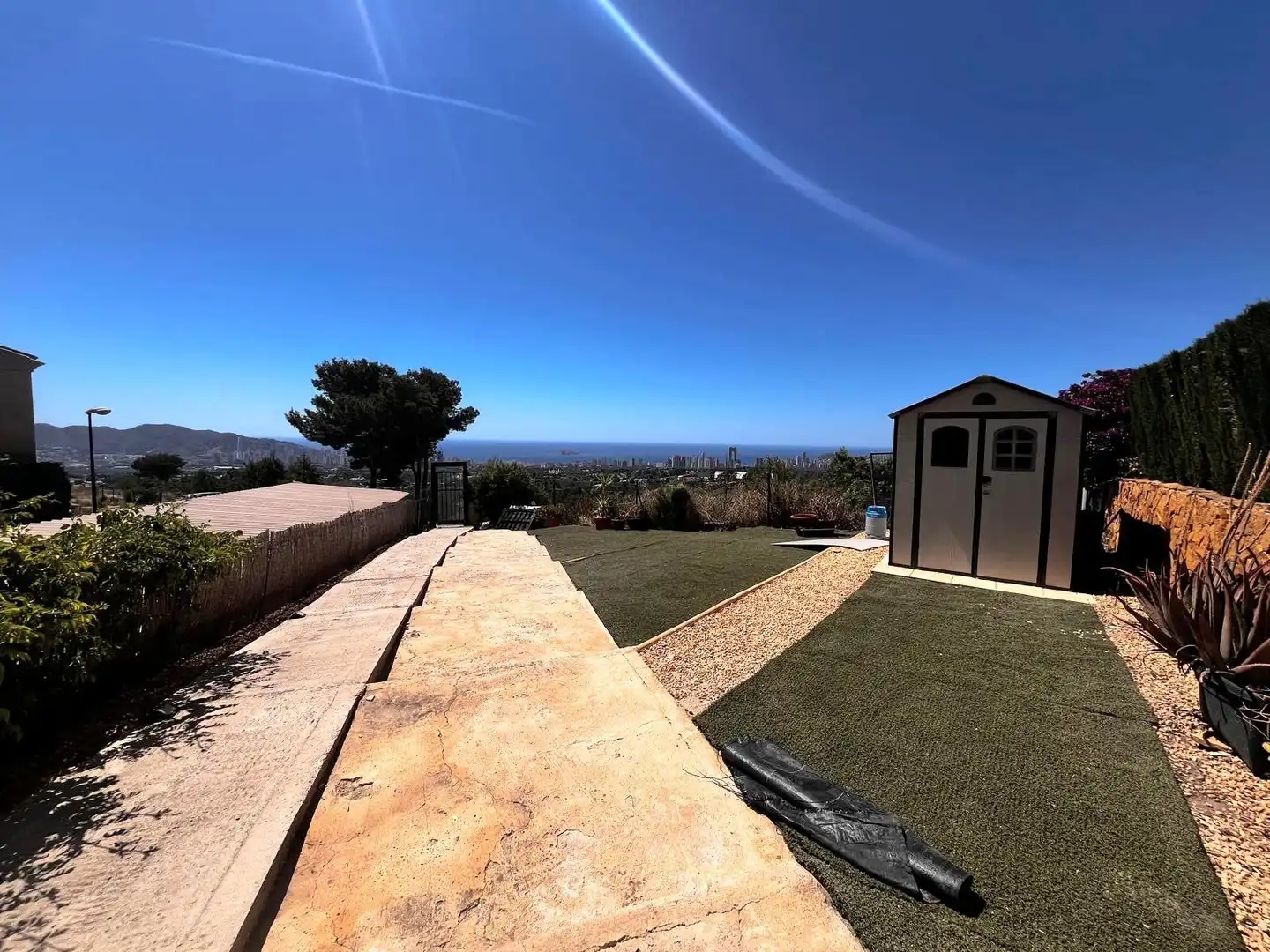 Terraza de Planta baja en venta en La Nucia con Aire acondicionado, Calefacción y Jardín privado
