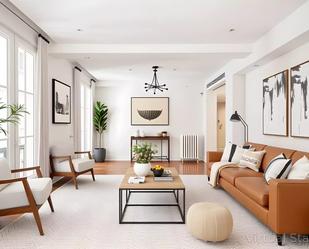 Living room of Flat to rent in  Madrid Capital  with Air Conditioner, Heating and Oven