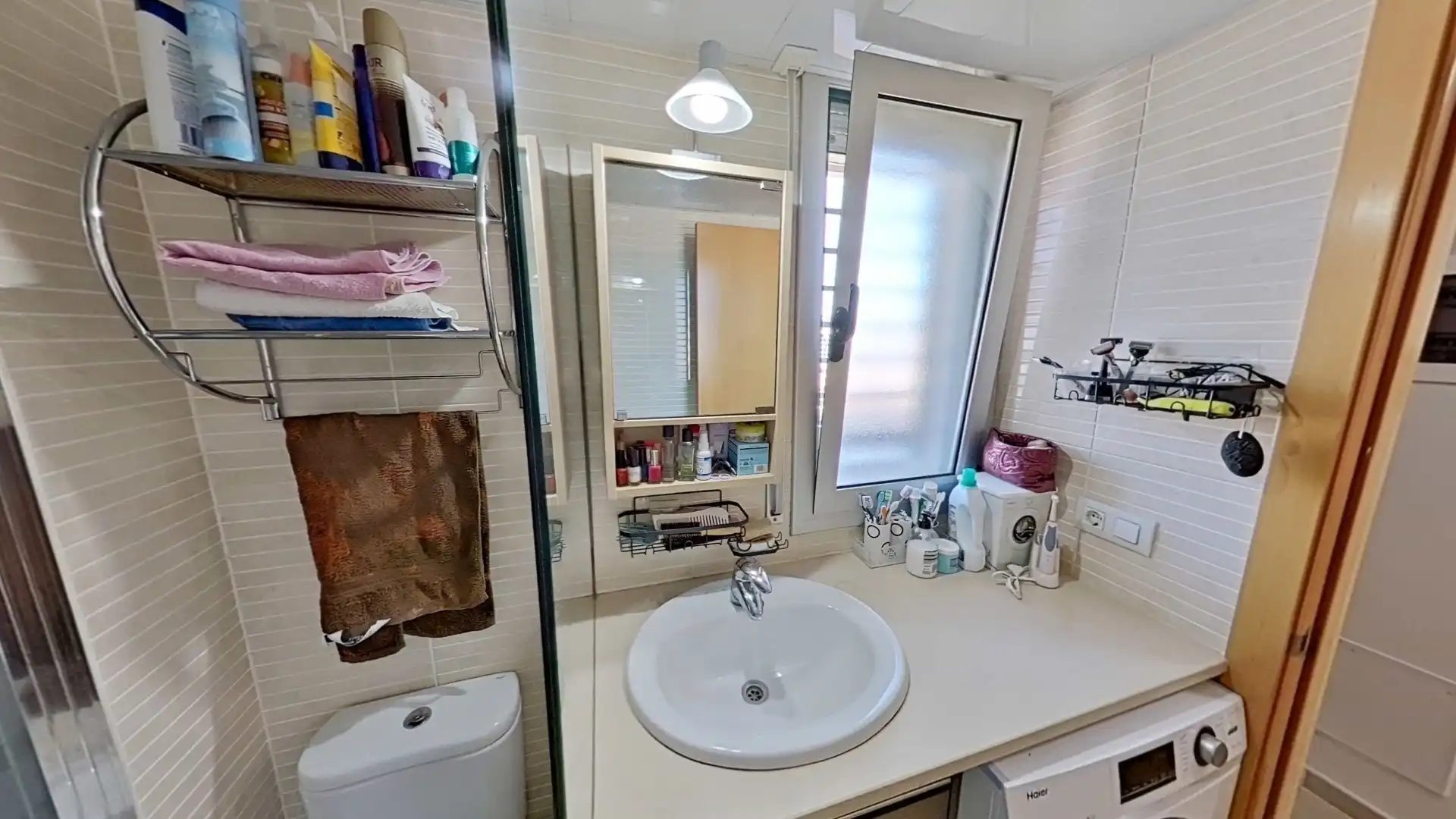Baño de Apartamento en venta en Roses con Aire acondicionado, Calefacción y Terraza