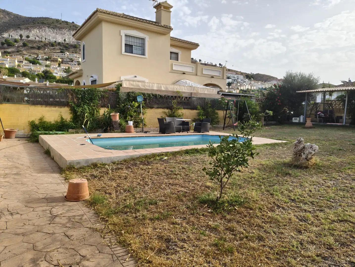 Jardí de Casa o xalet en venda en Benalmádena amb Aire condicionat, Calefacció i Jardí privat