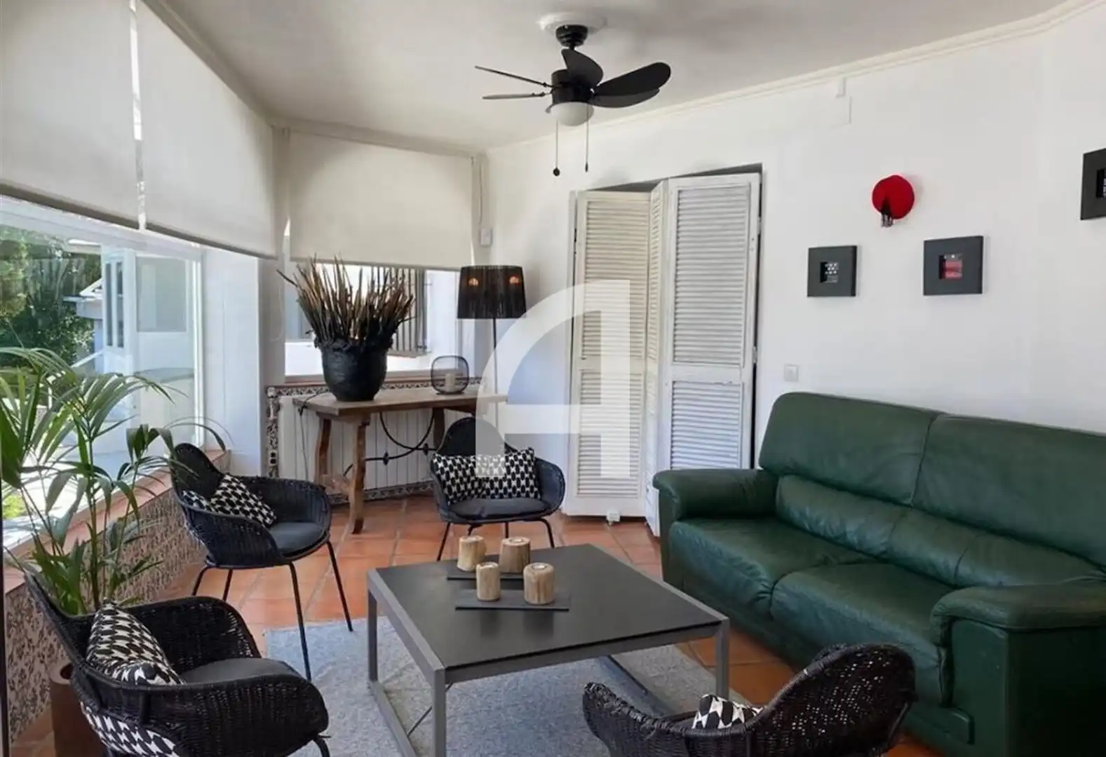 Sala de estar de Casa o chalet de alquiler en Mijas con Aire acondicionado, Calefacción y Terraza