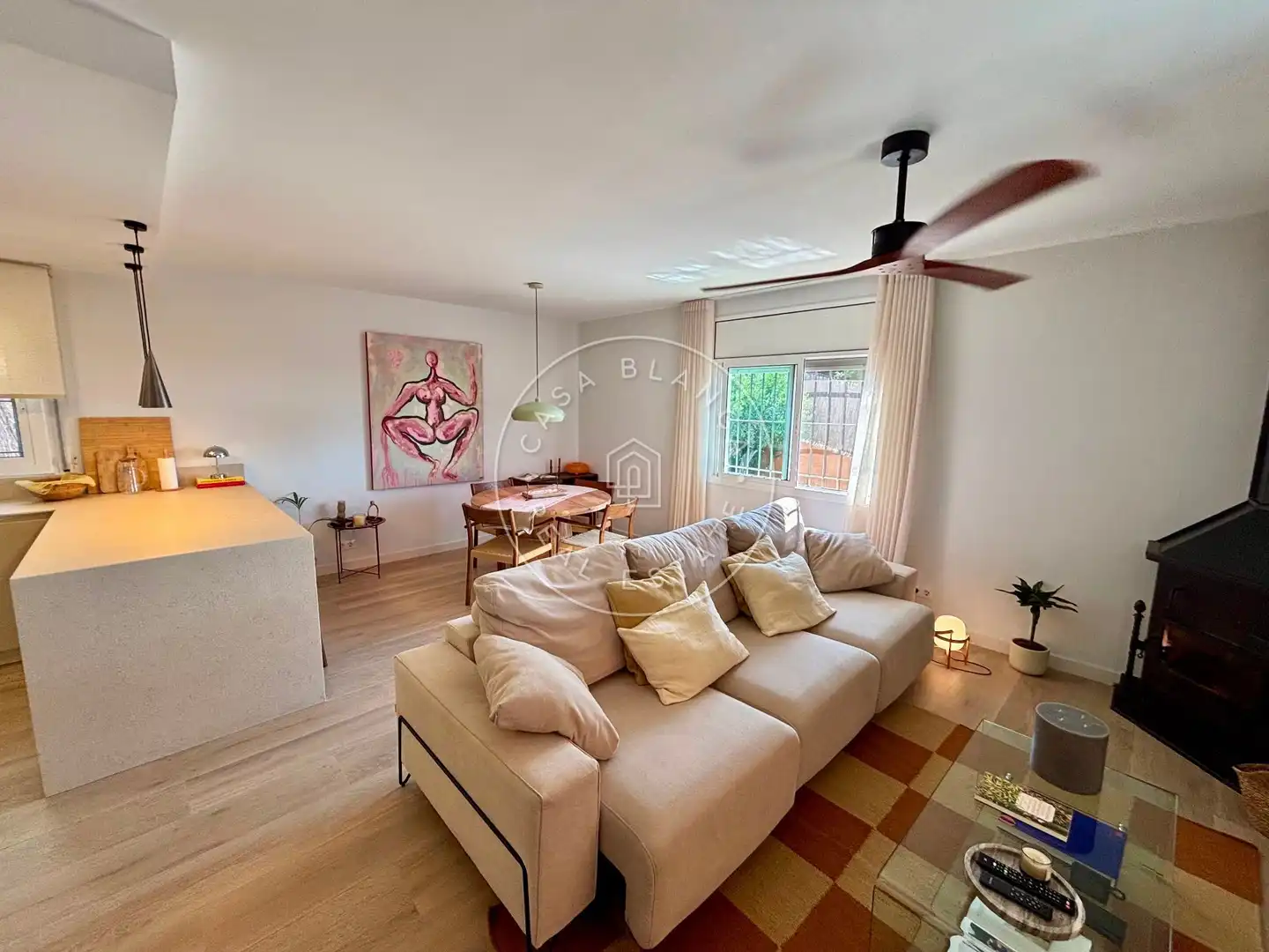 Sala d'estar de Casa o xalet en venda en Lloret de Mar amb Calefacció, Jardí privat i Traster