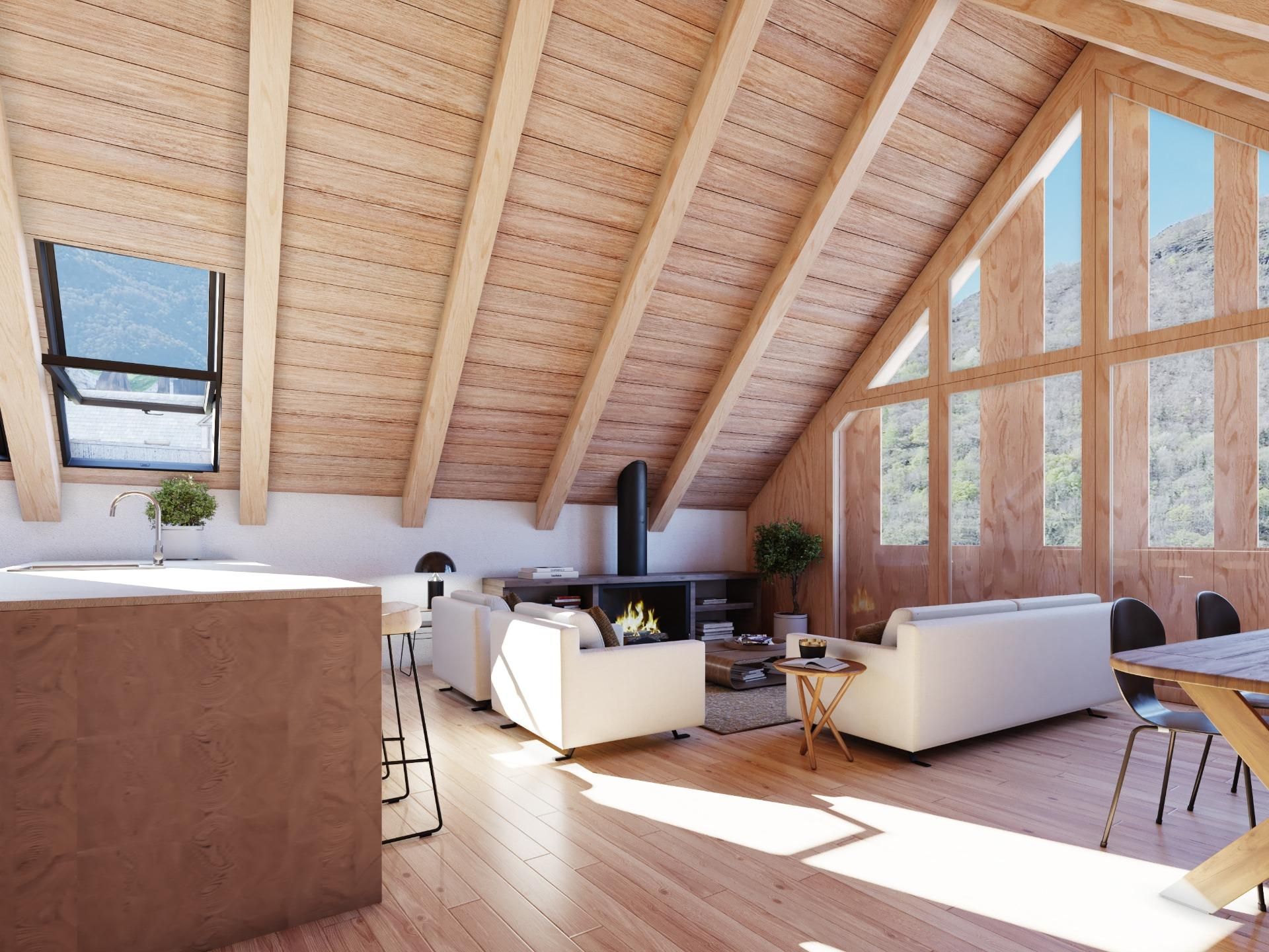 Sala de estar de Casa o chalet en venta en Bausen