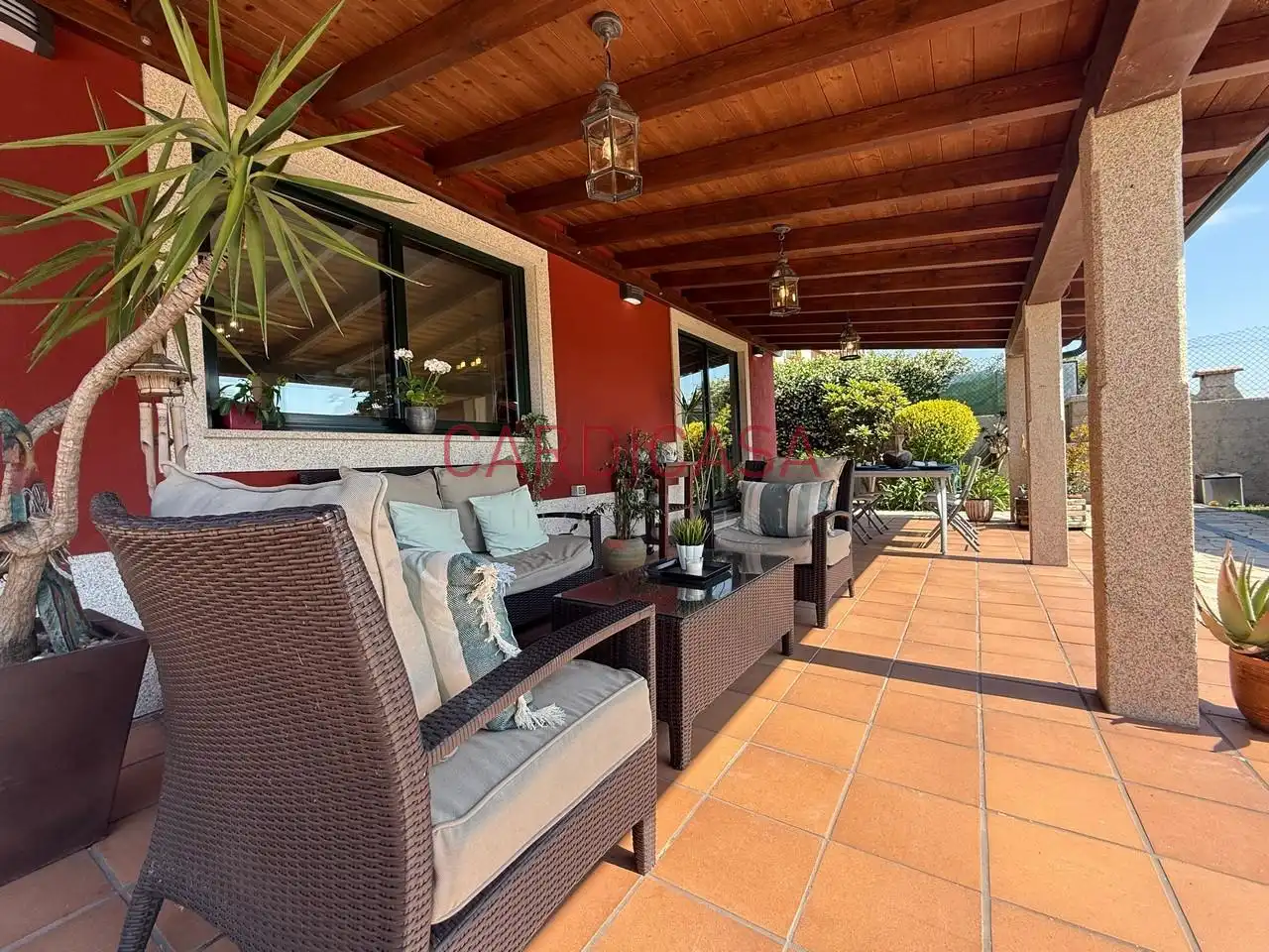 Terrassa de Casa o xalet en venda en Mos amb Calefacció, Jardí privat i Terrassa