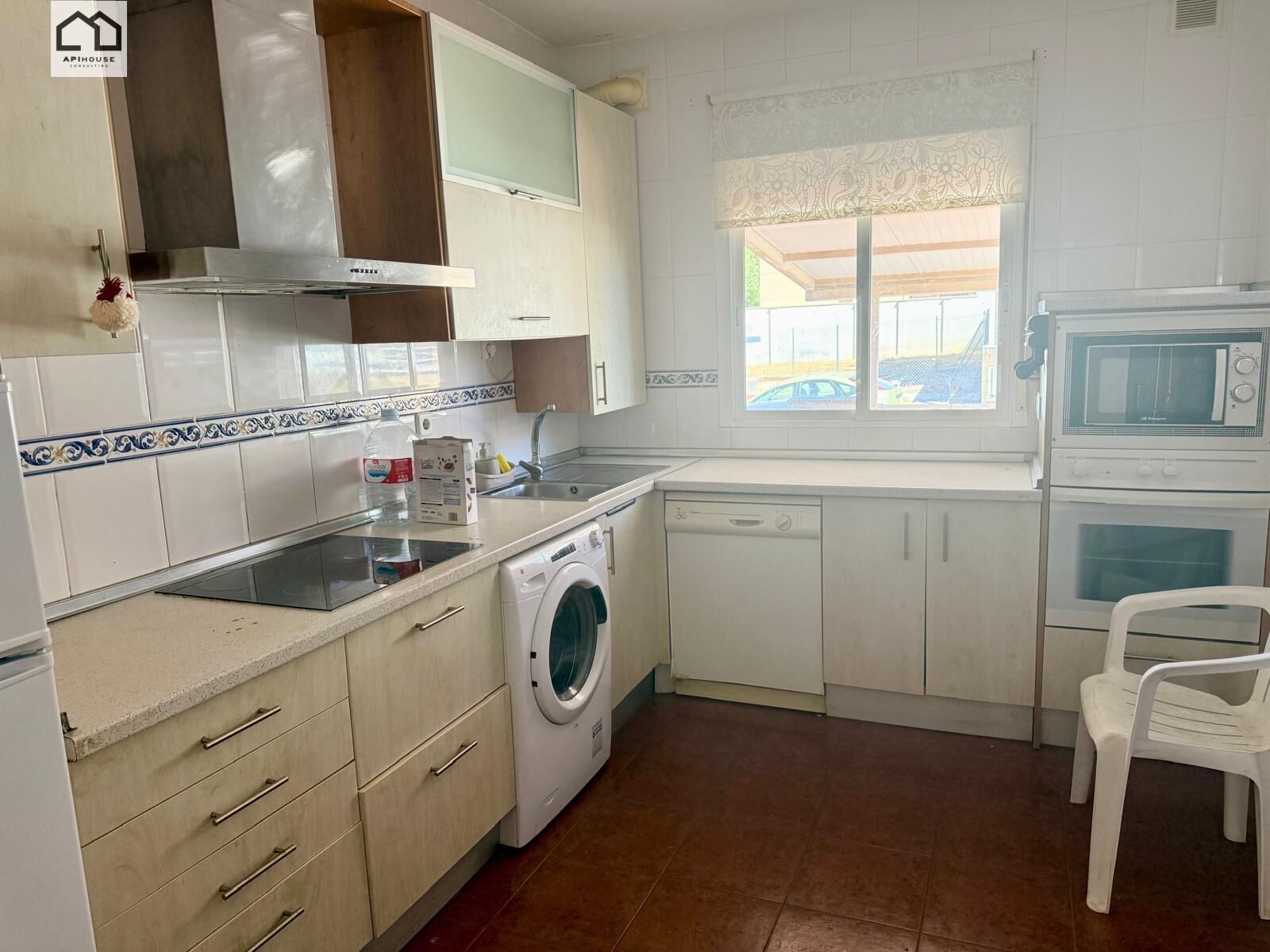 Kitchen of Single-family semi-detached to rent in Calera y Chozas  with Heating, Private garden and Swimming Pool