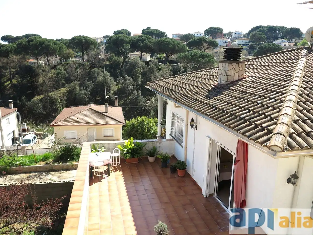 Terrassa de Casa o xalet en venda en Tordera amb Calefacció, Jardí privat i Terrassa