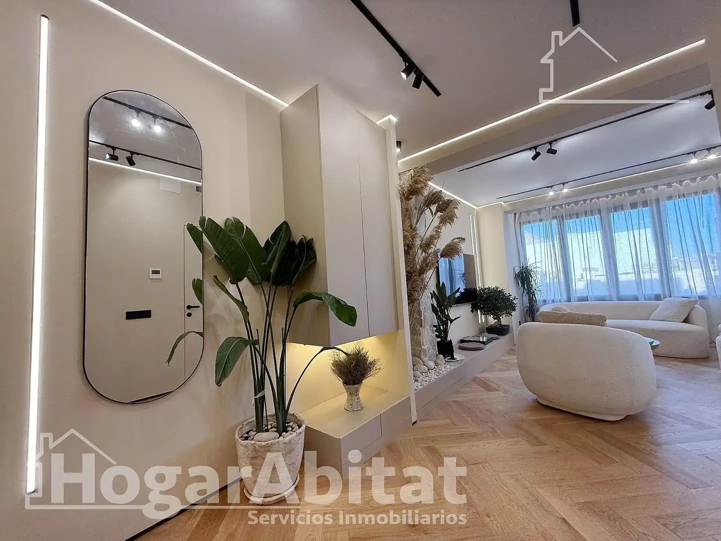 Sala d'estar de Pis en venda en Alicante / Alacant amb Aire condicionat, Parquet i Terrassa