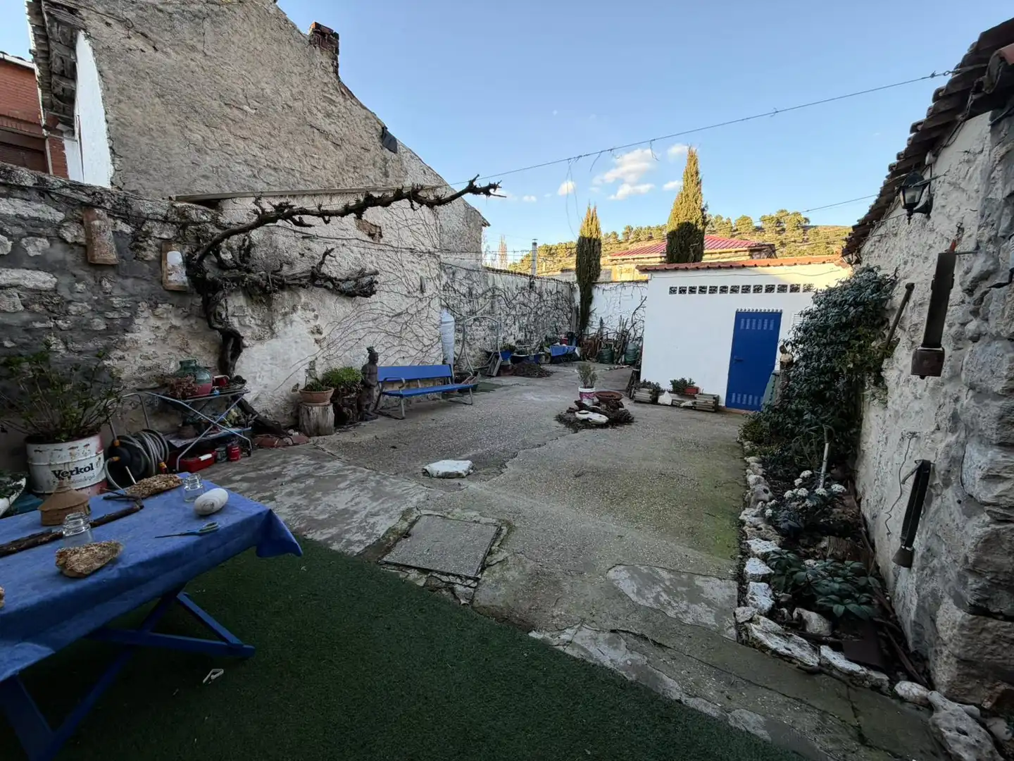 Jardí de Casa o xalet en venda en Corcos amb Calefacció, Moblat i Forn