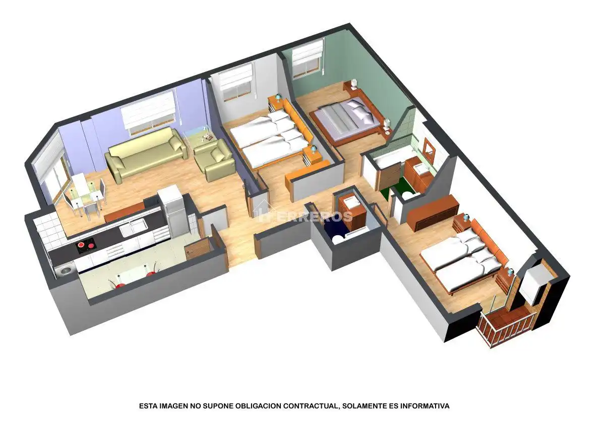 Piso con ascensor en venta en Lardero, imagen 7