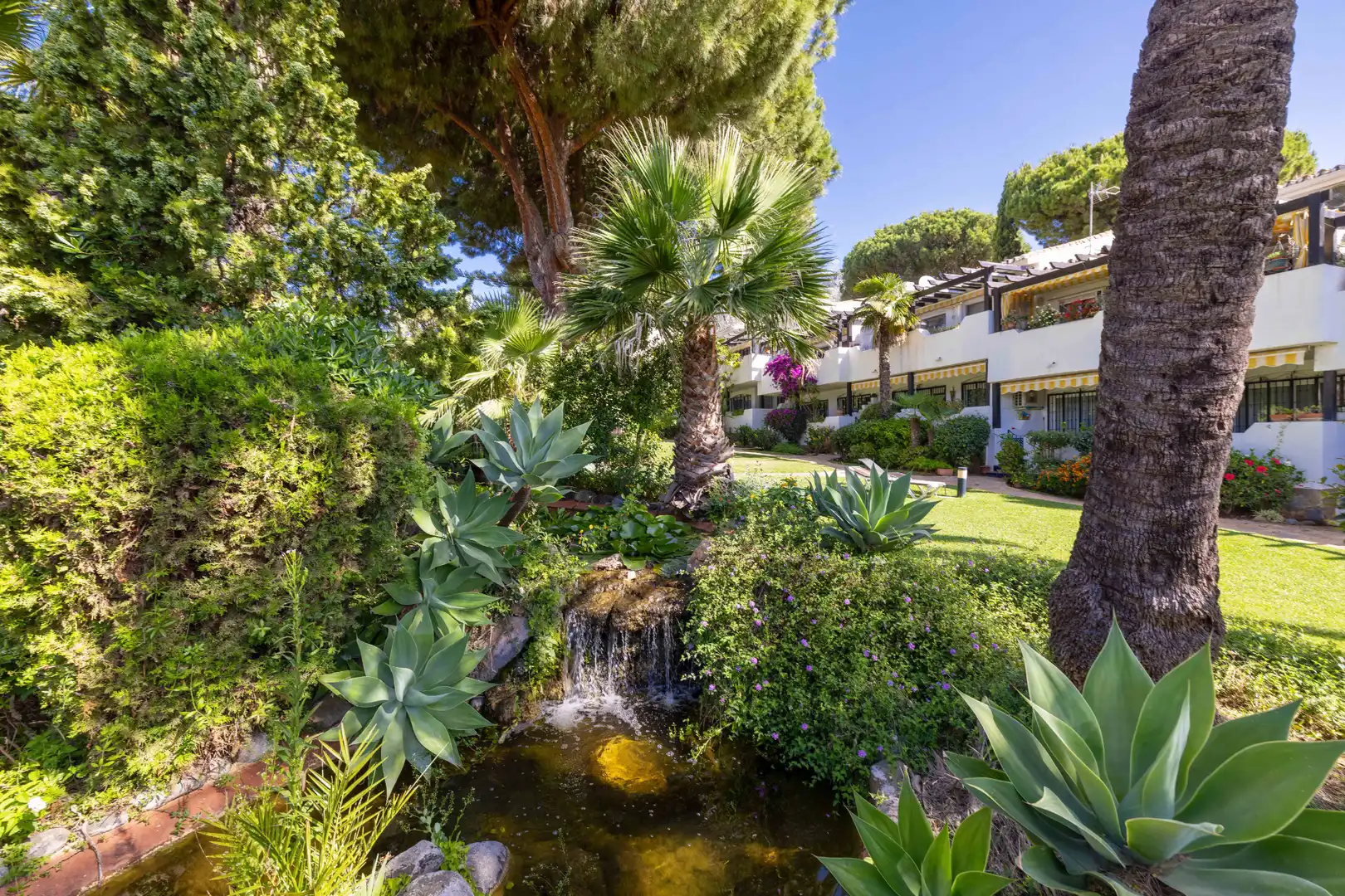 Garden of Ground floor for sale in Marbella  with Air Conditioner, Terrace and Community pool