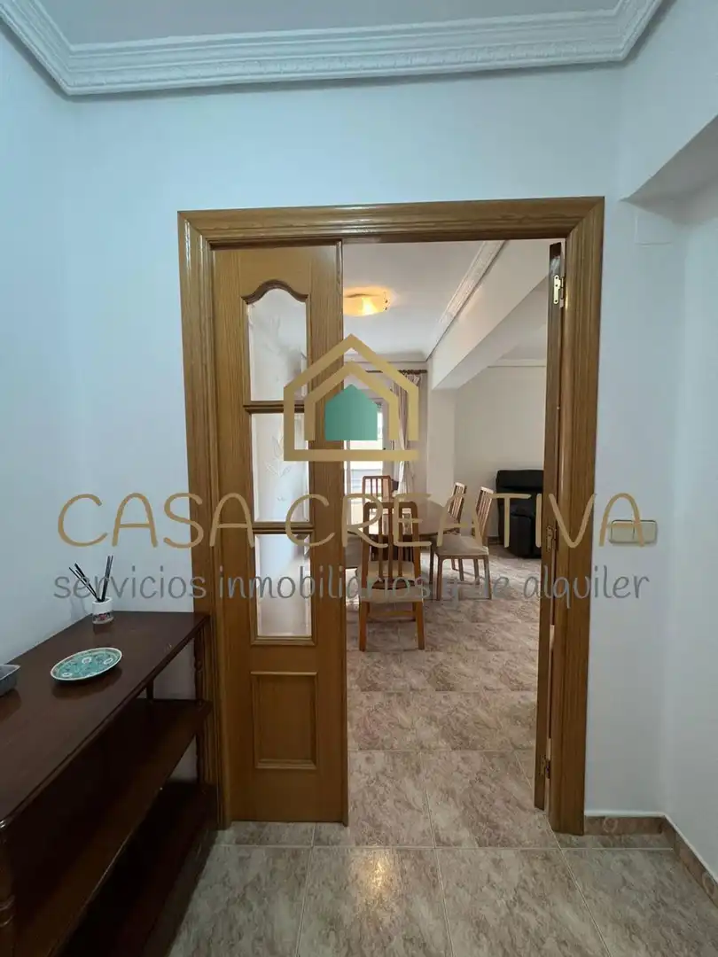 Dining room of Flat for rent in Valencia  with Air Conditioner, Heating and Terrace