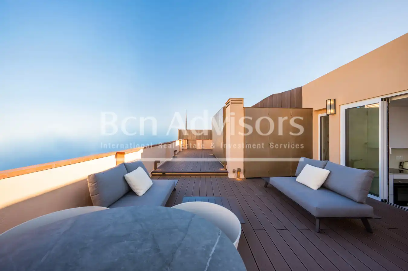 Terrasse von Dachboden zum Verkauf in Barcelona mit Klimaanlage, Heizung und Terrasse