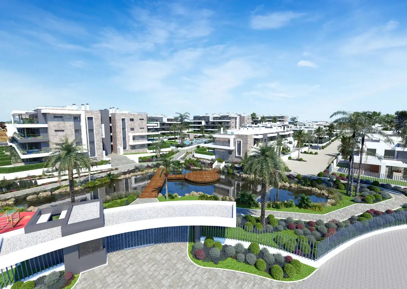 Vista exterior de Pis en venda en Torrevieja amb Aire condicionat, Terrassa i Piscina