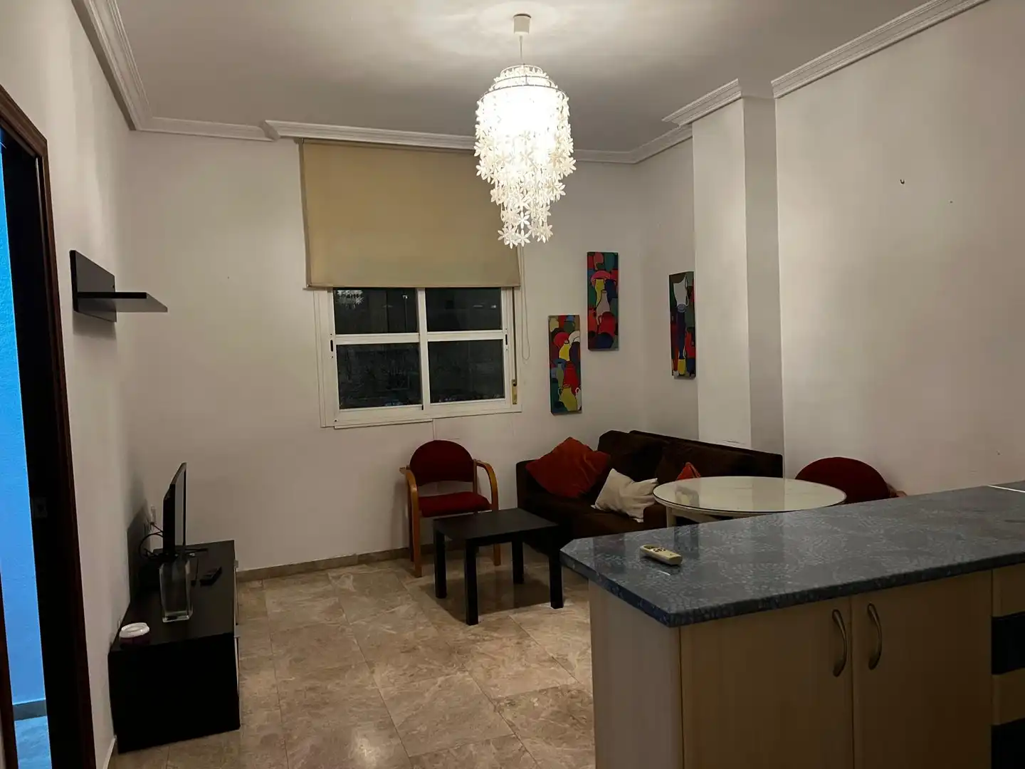 Sala d'estar de Pis en venda en Badajoz amb Aire condicionat, Calefacció i Moblat