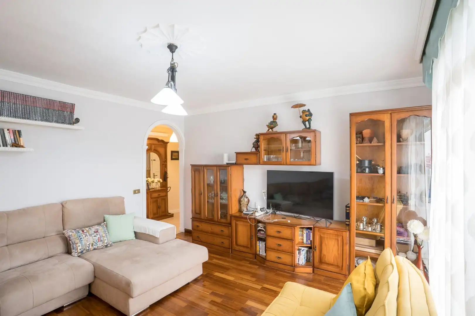 Living room of Houses for sale in San Cristóbal de la Laguna  with Terrace, Storage room and Furnished