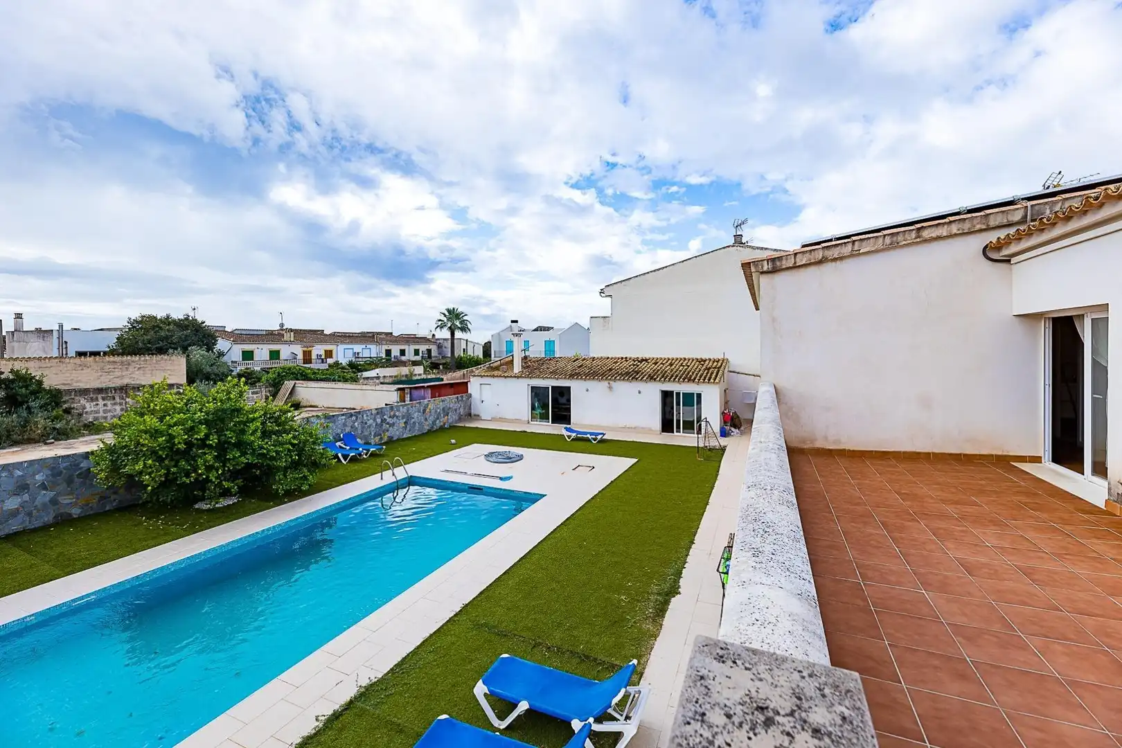 Piscina de Casa o chalet en venta en Marratxí con Aire acondicionado, Jardín privado y Parquet