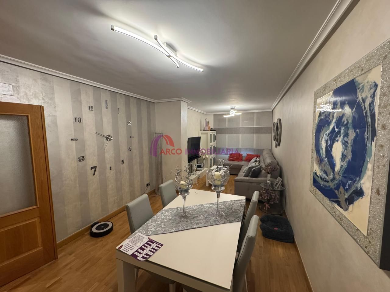 Living room of Flat for sale in Burgos Capital  with Heating, Storage room and Furnished