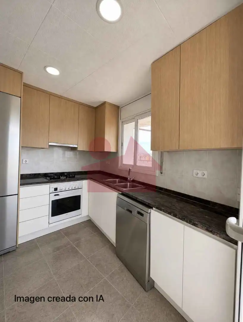 Kitchen of Attic for sale in Mollet del Vallès  with Heating, Terrace and Alarm