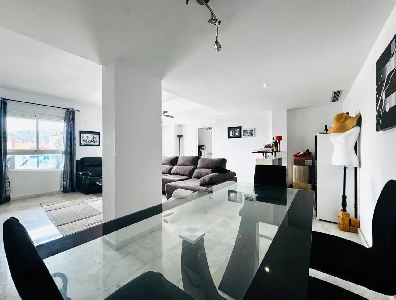 Sala de estar de Piso en venta en Villajoyosa / La Vila Joiosa con Aire acondicionado, Calefacción y Terraza