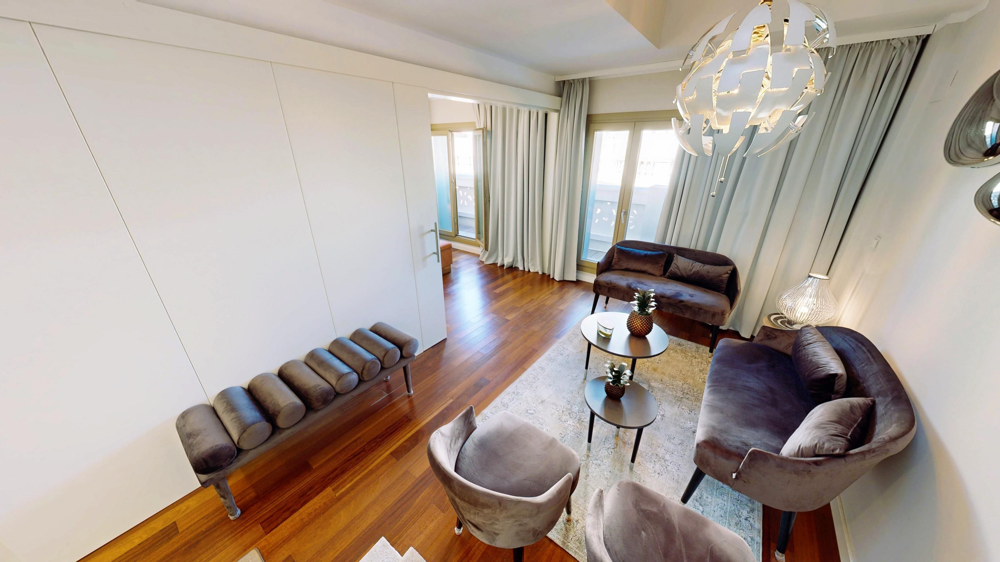 Living room of Duplex for sale in Málaga Capital  with Air Conditioner, Storage room and Furnished
