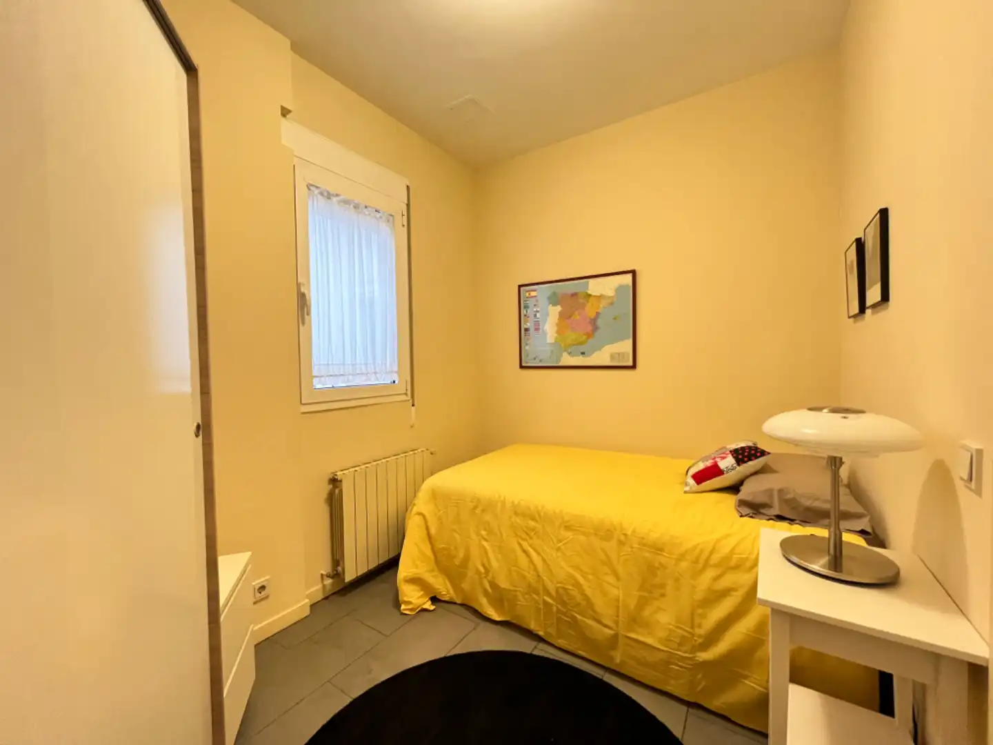 Schlafzimmer von Wohnung zum Verkauf in Madrid mit Terrasse, Möbliert und Ofen