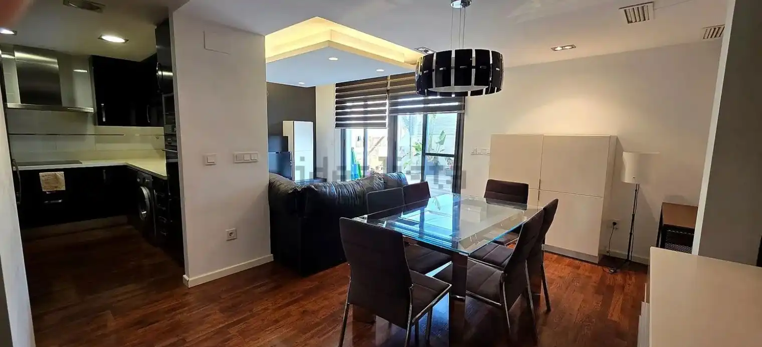 Dining room of Flat for rent in Sedaví  with Air Conditioner, Furnished and Oven