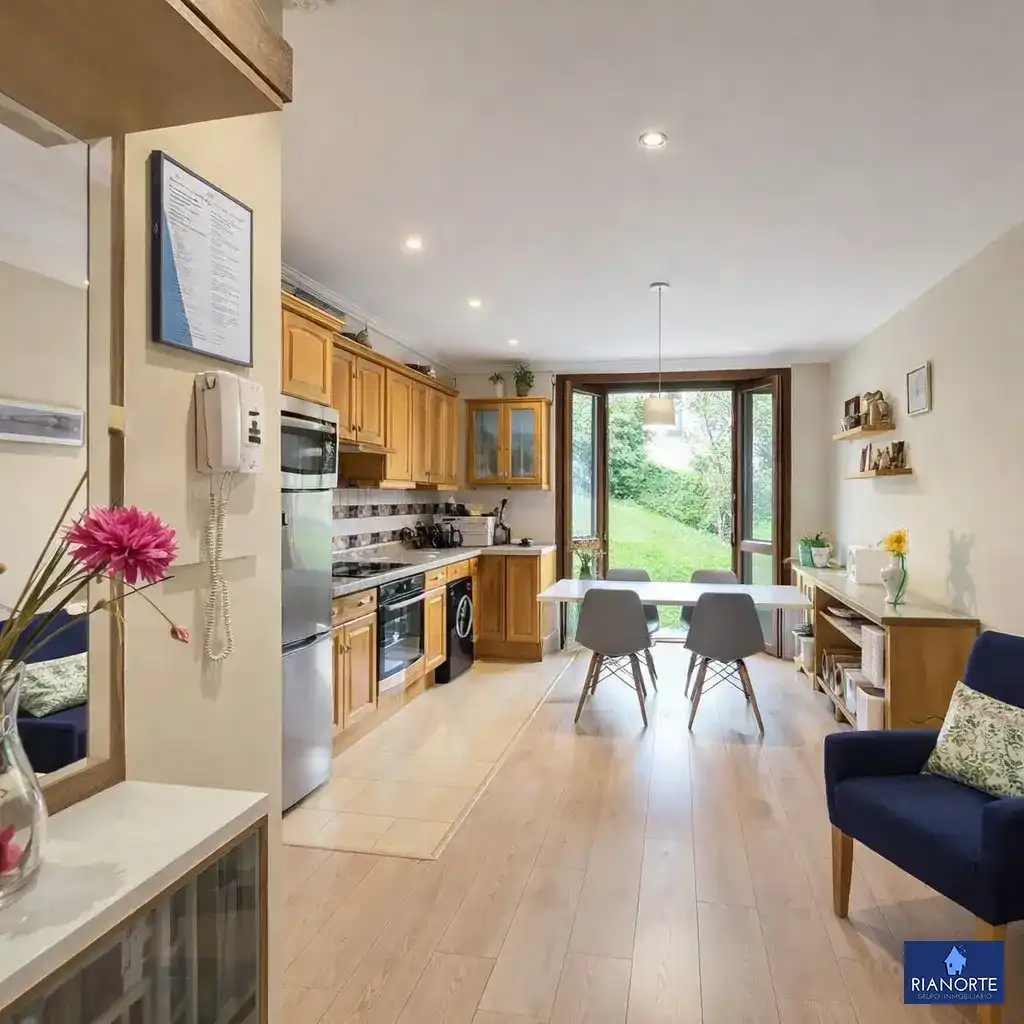 Kitchen of Flat for sale in Gozón  with Heating, Private garden and Terrace