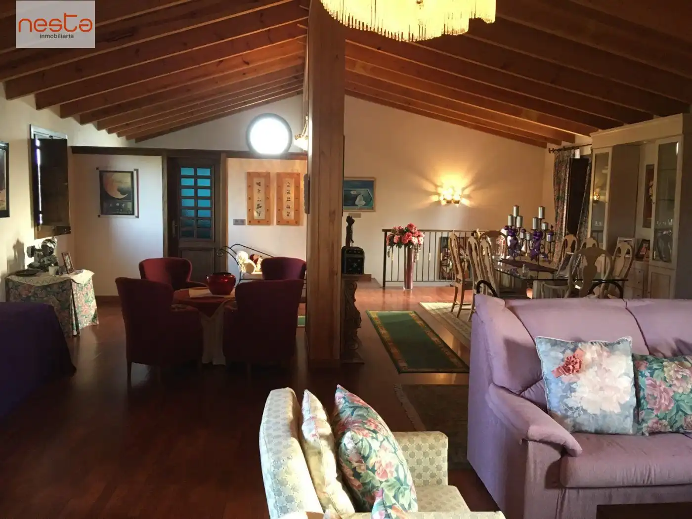 Sala d'estar de Finca rústica en venda en Lorca amb Aire condicionat, Jardí privat i Moblat