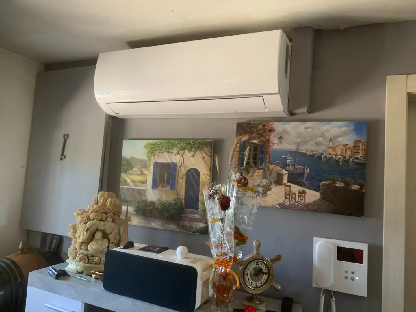 Terraza de Finca rústica en venta en Vallirana con Aire acondicionado, Calefacción y Jardín privado
