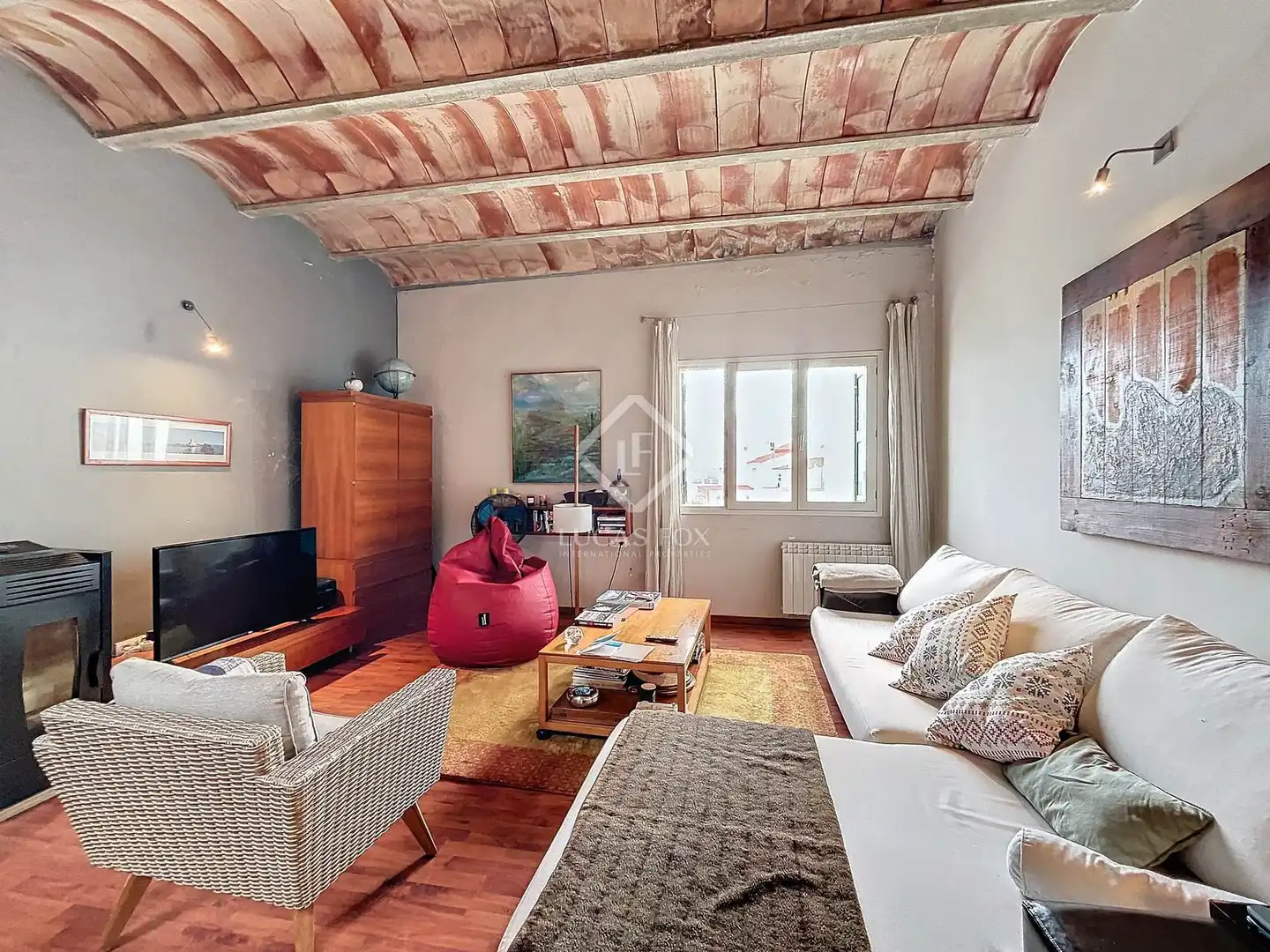 Sala d'estar de Àtic en venda en Maó - Mahón amb Calefacció, Terrassa i Moblat
