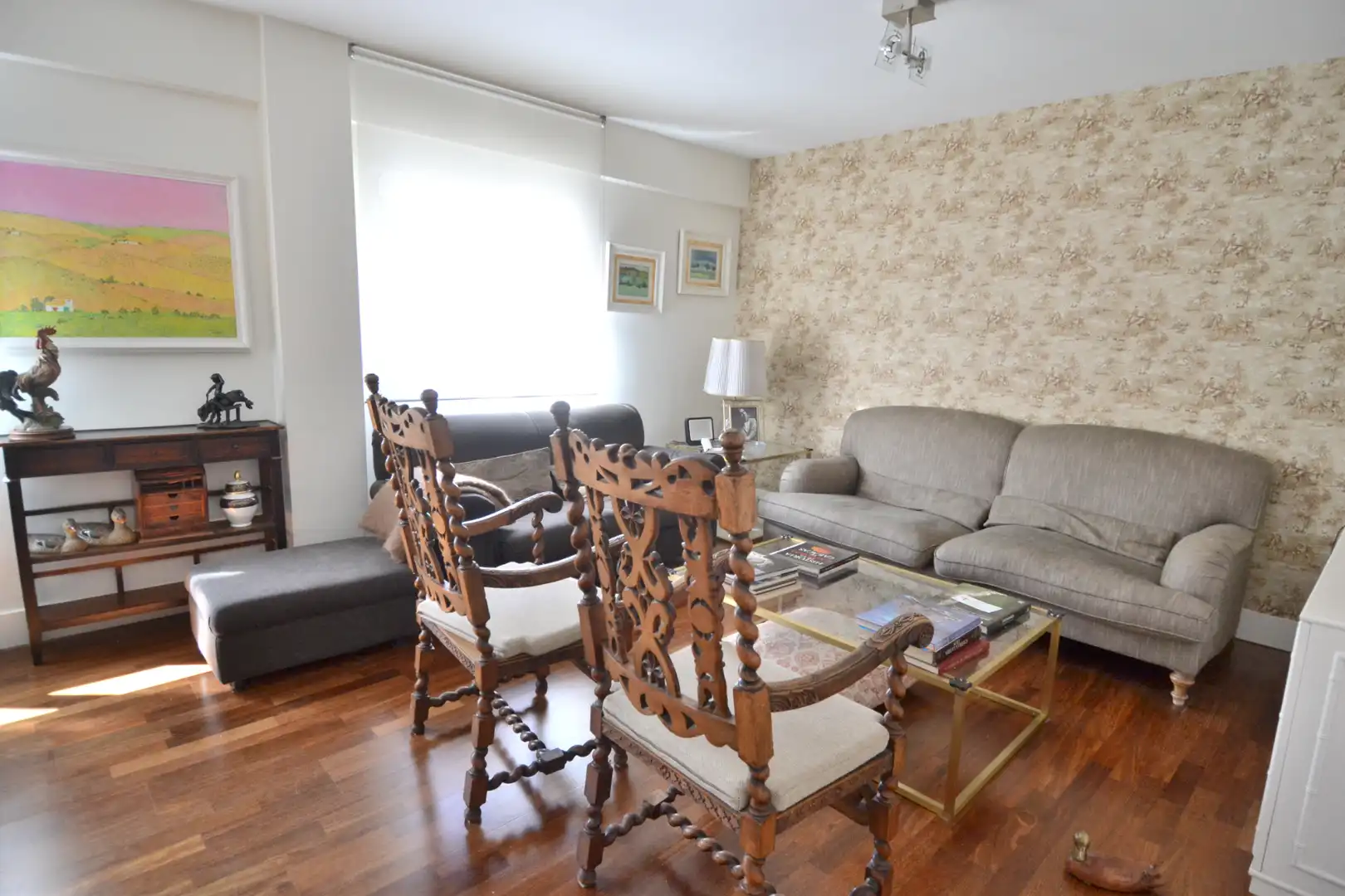 Sala de estar de Piso de alquiler en Madrid con Calefacción y Amueblado