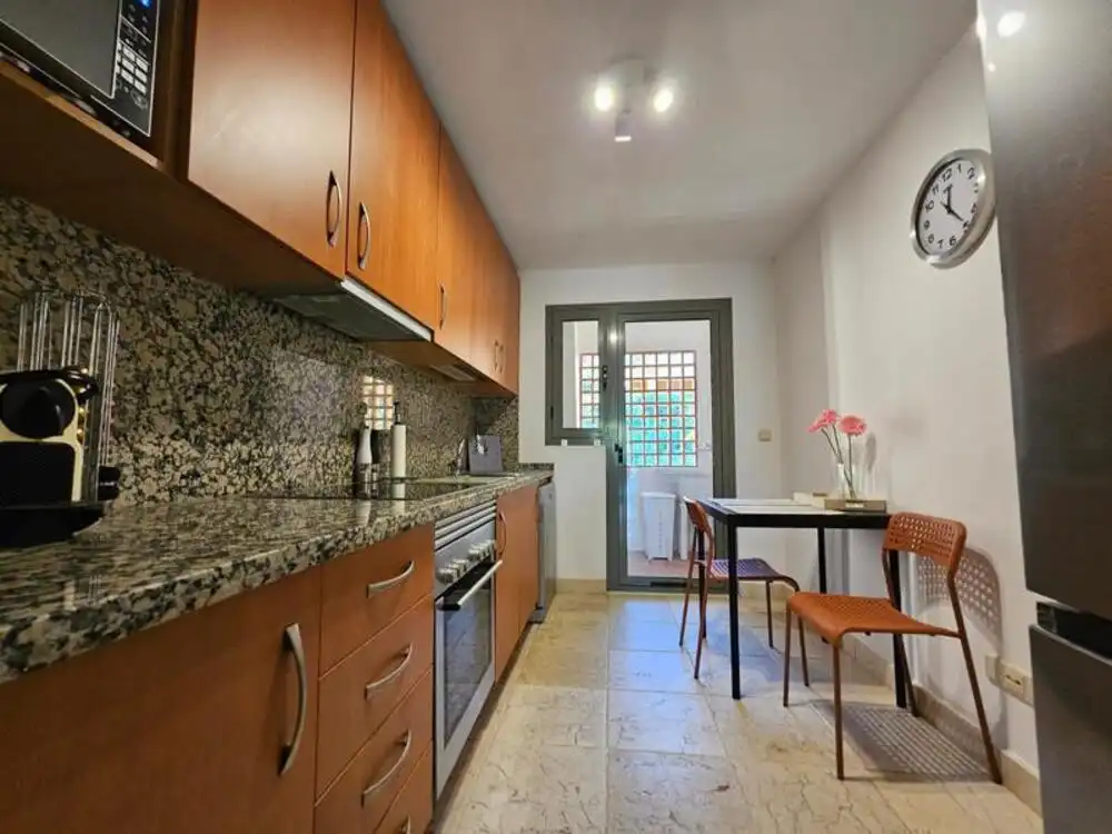Küche von Wohnungen zur Miete in Atalaya mit Klimaanlage, Terrasse und Abstellraum