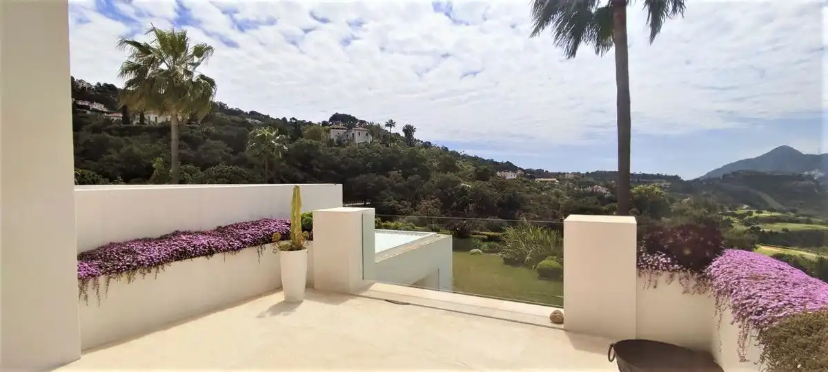 Jardín de Casa o chalet en venta en Benahavís con Aire acondicionado, Jardín privado y Terraza
