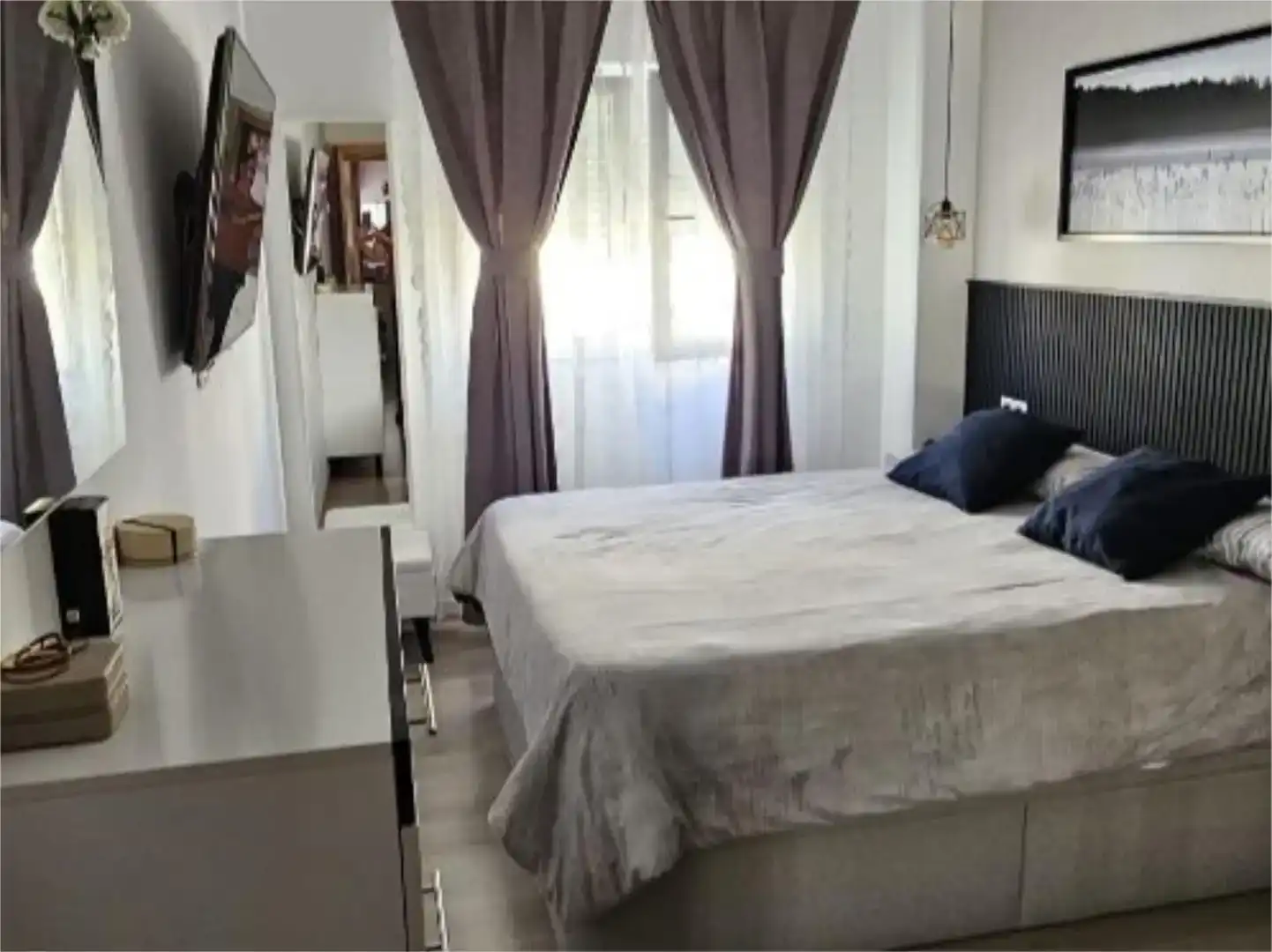 Schlafzimmer von Wohnung zum Verkauf in Peñíscola / Peníscola mit Klimaanlage und Balkon