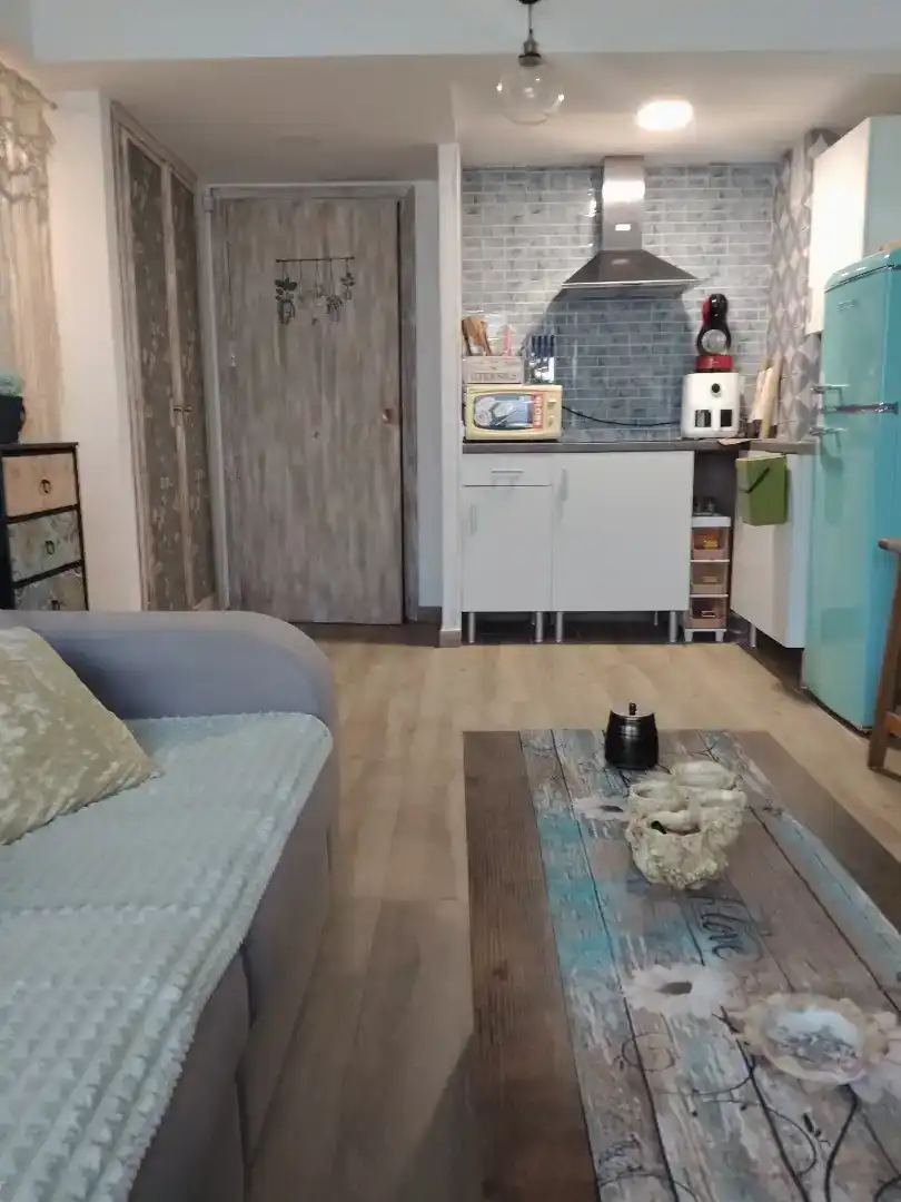 Sala d'estar de Pis en venda en Cerezo de Arriba amb Jardí privat