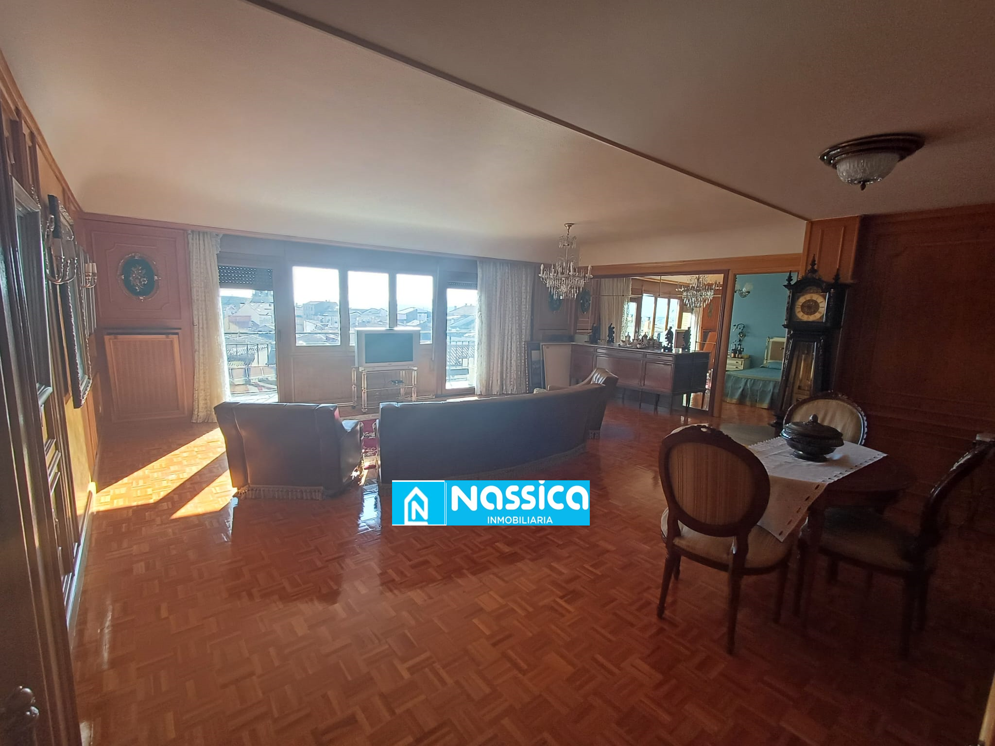 Living room of Flat for sale in Calahorra  with Heating, Parquet flooring and Terrace