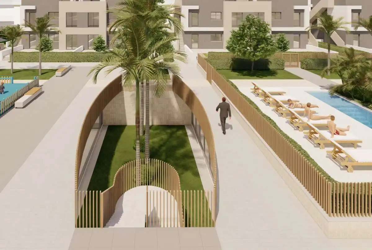 Terrasse von Dachboden zum Verkauf in Pilar de la Horadada mit Möbliert und Gemeinschaftspool