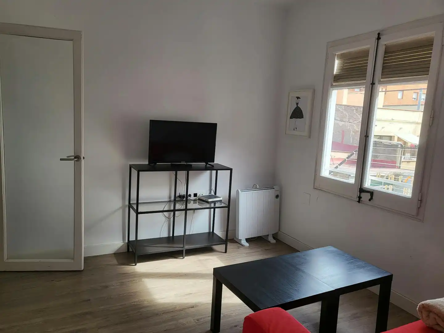 Sala d'estar de Pis per a compartir en Barcelona amb Calefacció, Moblat i Rentadora