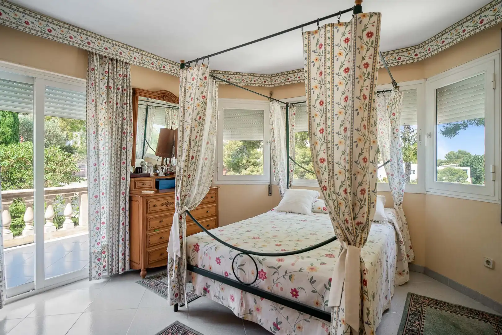 Schlafzimmer von Country house zum Verkauf in Calvià mit Klimaanlage, Terrasse und Abstellraum