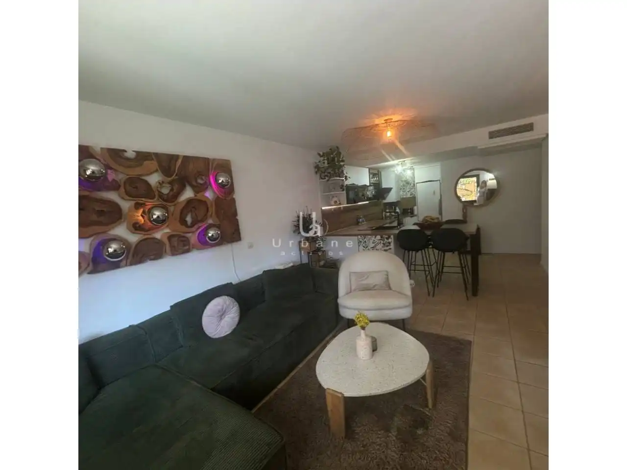 Wohnzimmer von Wohnung zum Verkauf in Murcia mit Klimaanlage, Heizung und Privatgarten