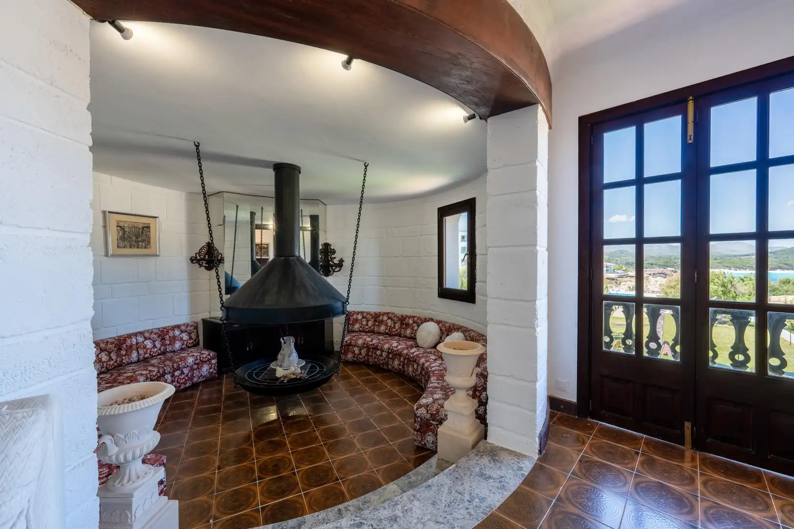 Sala d'estar de Finca rústica en venda en Capdepera amb Calefacció i Terrassa