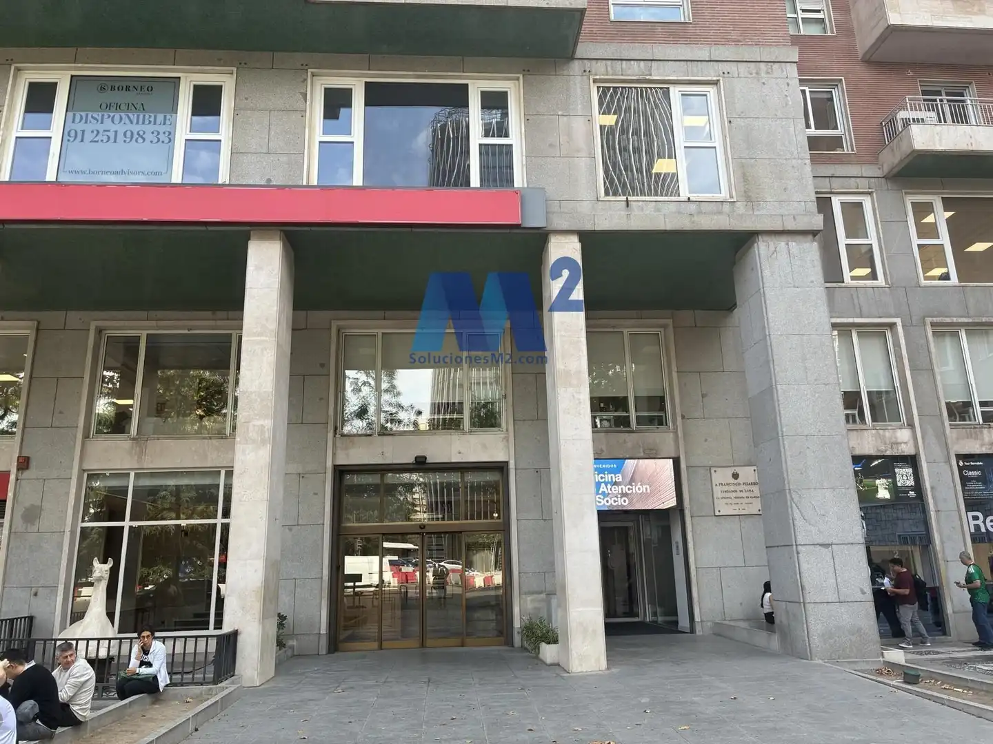 Außenansicht von Büro zur Miete in Chamartín