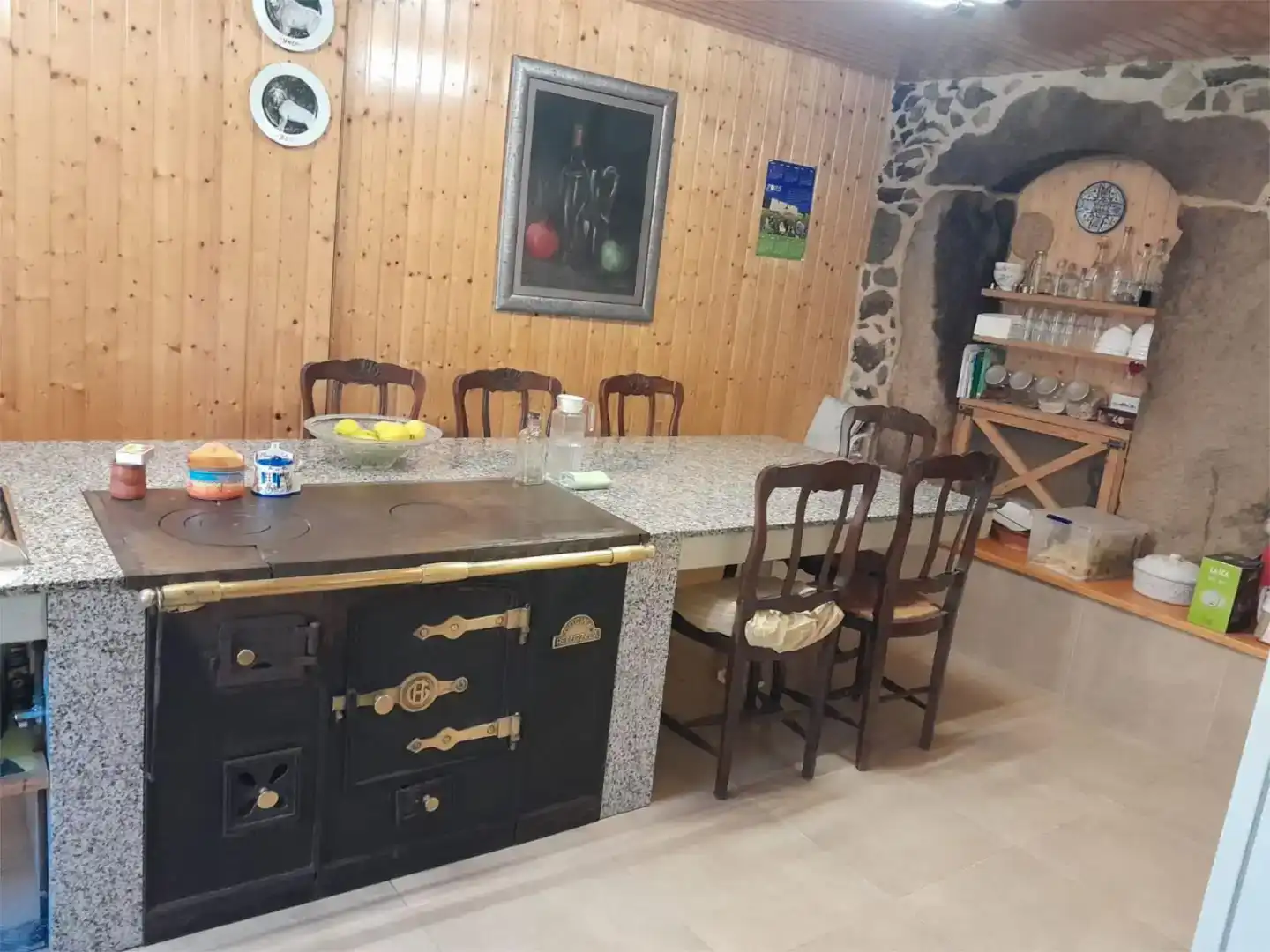 Kitchen of Flat for sale in Paradela  with Private garden and Balcony