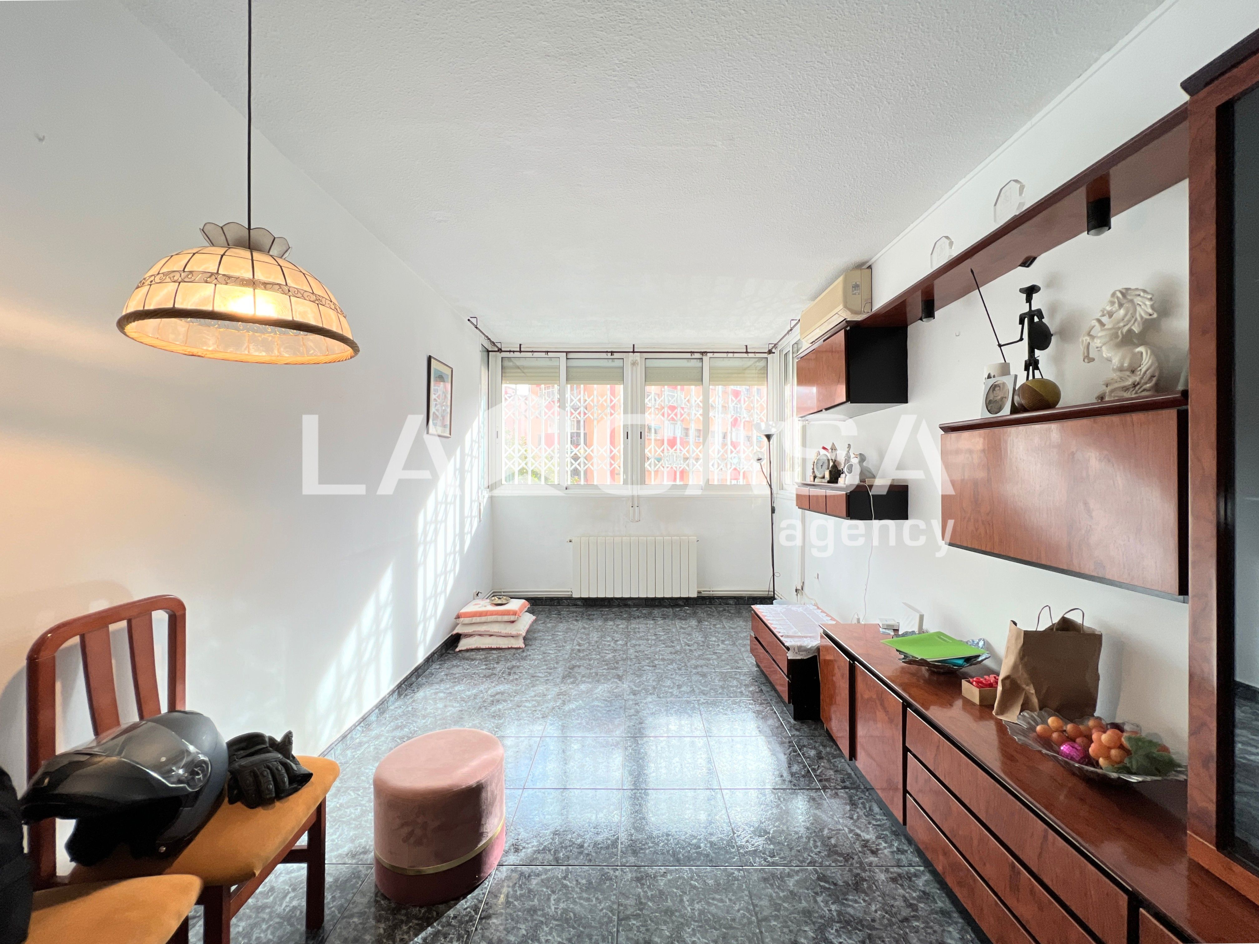 Sala d'estar de Pis en venda en Badalona amb Calefacció i Balcó