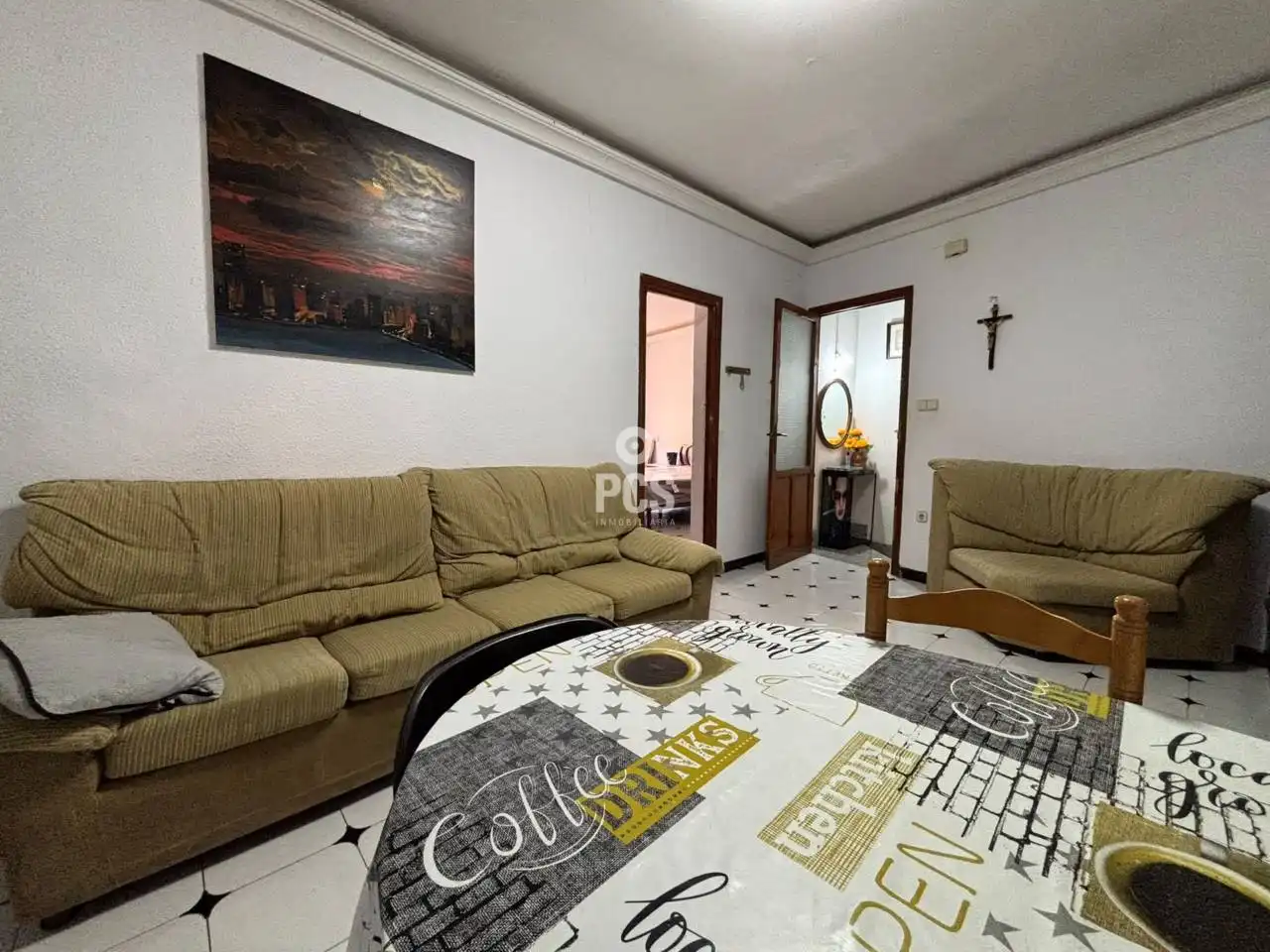 Sala de estar de Piso en venta en Totana con Balcón